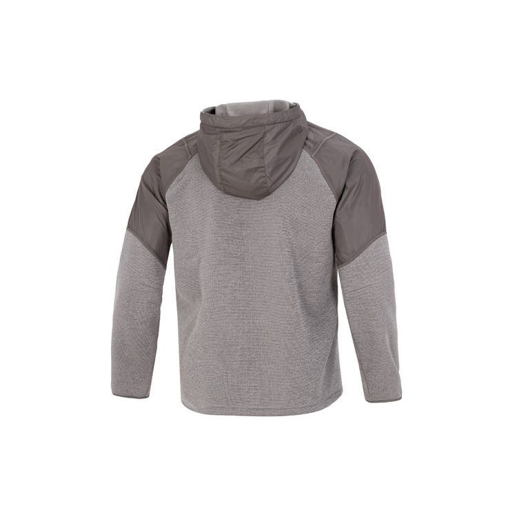 Under Armour Essential Swacket Colorblock Logo Patch Sports Casual Hooded Warm Jacket Men Outerwear Grey 1357475-176