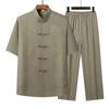 Men's Short Sleeve Chinese Tang Suit Set