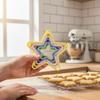 1Set Cupcake Cookie Cutter Multi Shapes Plastic Mold for DIY Baking Decorating Cakes Pastries