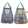 Durable & Strong Hanging Mesh Storage Bags - Perfect for Storing Garlic, Potatoes, and Onions!