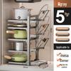 Kitchen Pot and Pan Organizer Rack