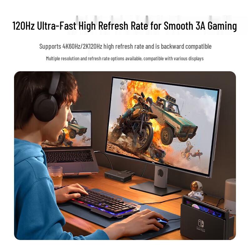 UGREEN CM598 HDMI 2.0 3-Port Switcher