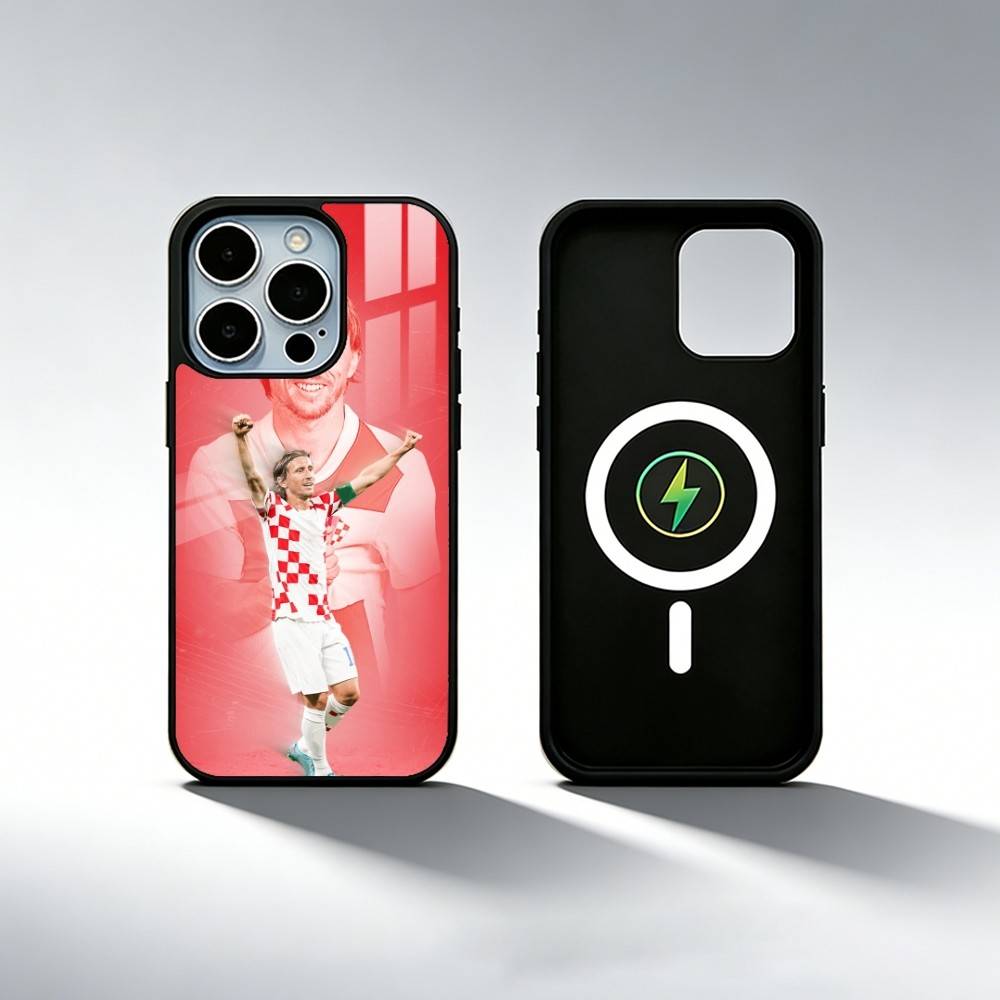 Luka Modric Phone Case For iPhone17,16,15,14,13,12,11 Plus,Pro Max Magnetic For Magsafe Wireless Charging iPhone14Plus