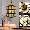 Pendant Light with Wire Amber Stylish Hanging Suitable for Dining Living Single Adjustable Decorative Cover Included Hook Ceiling LED Bulb Included