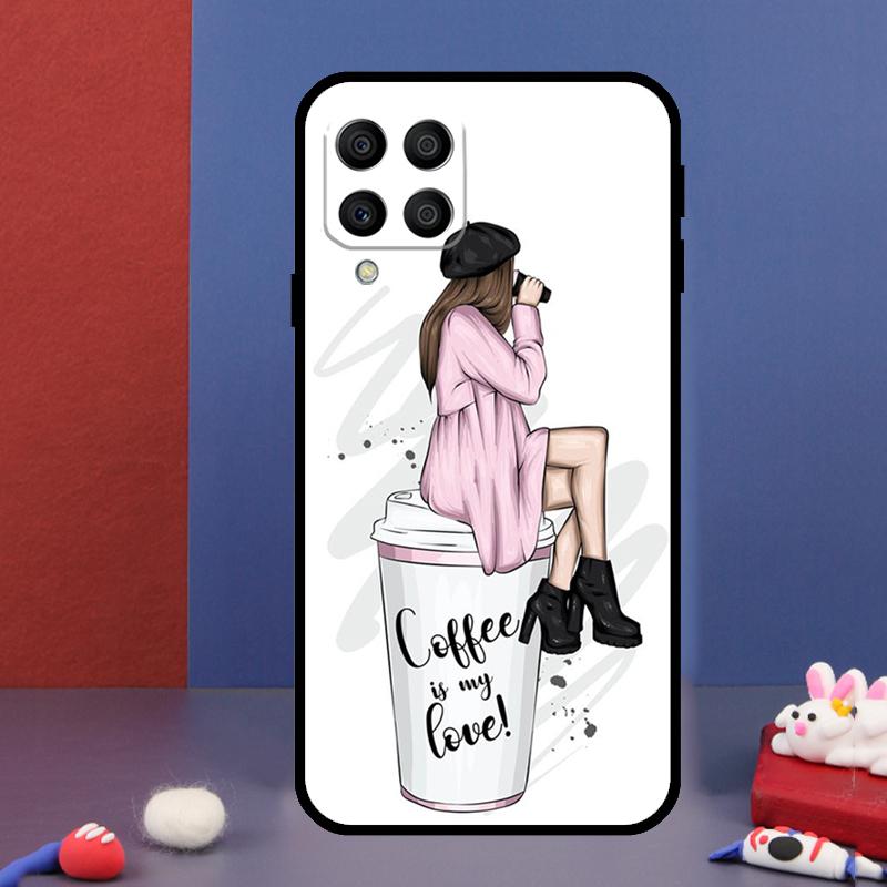 OK But First Coffee For Samsung Galaxy M33 M13 M23 M53 M15 M55 M31 M51 M14 M34 M54 M20 M30s M32 M52 Phone Case