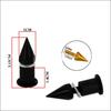 Universal/Red Motorcycle Spike Bolts Windscreen Fairings-License Plate M5 5mm