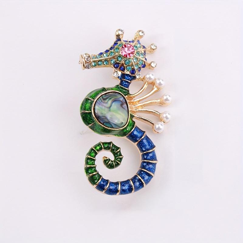 Marine Animal Brooch Pin With Alloy Material For Fashion Accessories And Daily Wear