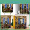Modern And Simple Flower Window Shower Curtain For Any Bathroom Style
