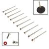 10pcs Polishing Shank Mandrel Burs Rotary Tool Parts Replacement For Polisher Machine Tool Accessories