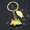 Artistic Lucky Cat Keychain Adornment Portable Lucky Cat Keychain Pendant Keyring Charm Symbolizing Wealth And Success