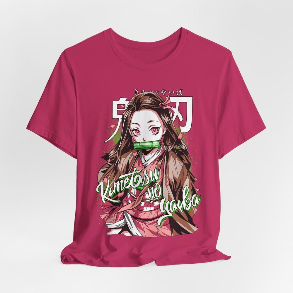 Nezuko Anime Tee Japanese Graphic Shirt Unisex Manga TShirt for Anime Fans S