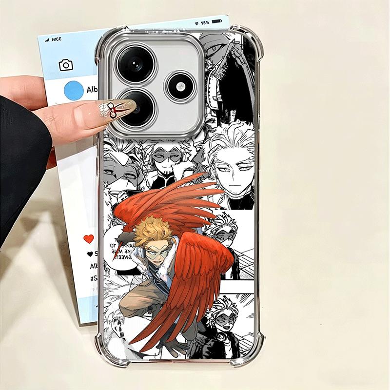 

MHA My Hero Hawks Soft Phone Case For Xiaomi Poco X7 X8 Pro Max X6 X5 X3 F8 Ultra F7 M8 M7 M5S Redmi 15C 15A 15 14C 13C 12C 13 1 Xiaomi Poco X3 Pro