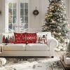 Christmas Pillow Covers - Tree/Snowman/Reindeer | Polyester |Patio/Sofa Decor