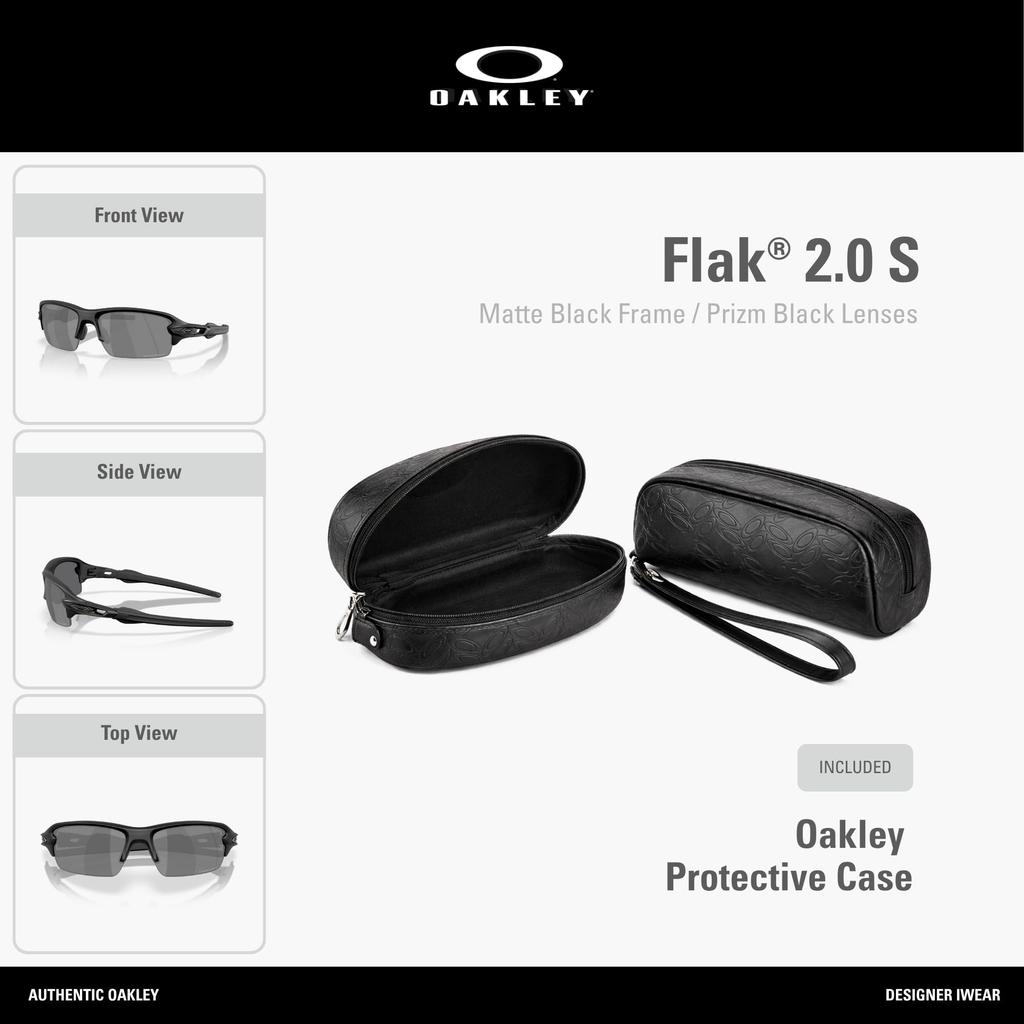 Oakley Sunglasses 0OO9511 FLAK MATTE BLACK PRIZM BLACK 95110659 S Polarized [Oakley] 2.0