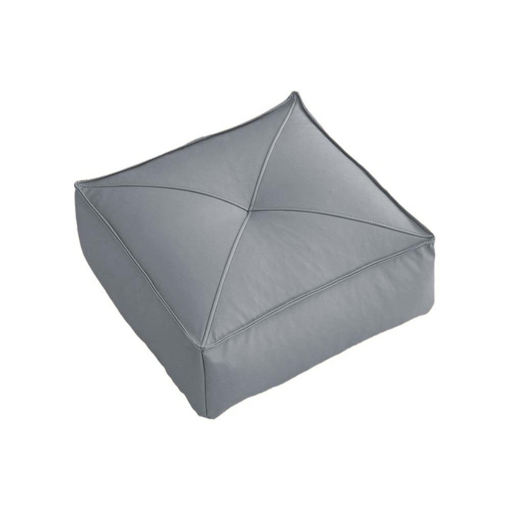 Square/Round Floor Cushion PU Leather Sitting Pier Practical Tatami Sitting Mat  Bay Window