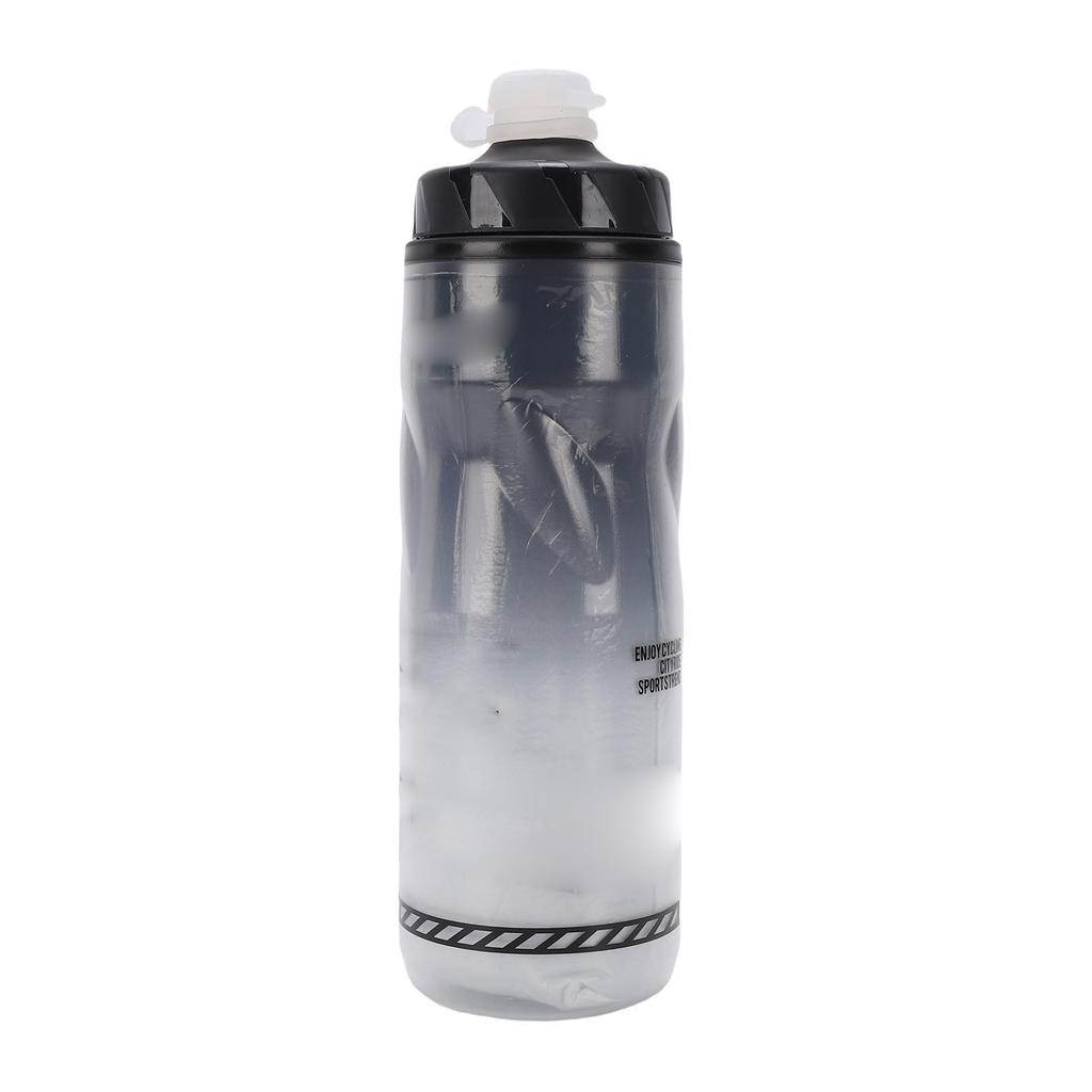 Bike Water Bottle 610ml Large Capacity Insulated Squeeze Cycling Drink Bottle for Hiking Running Travel