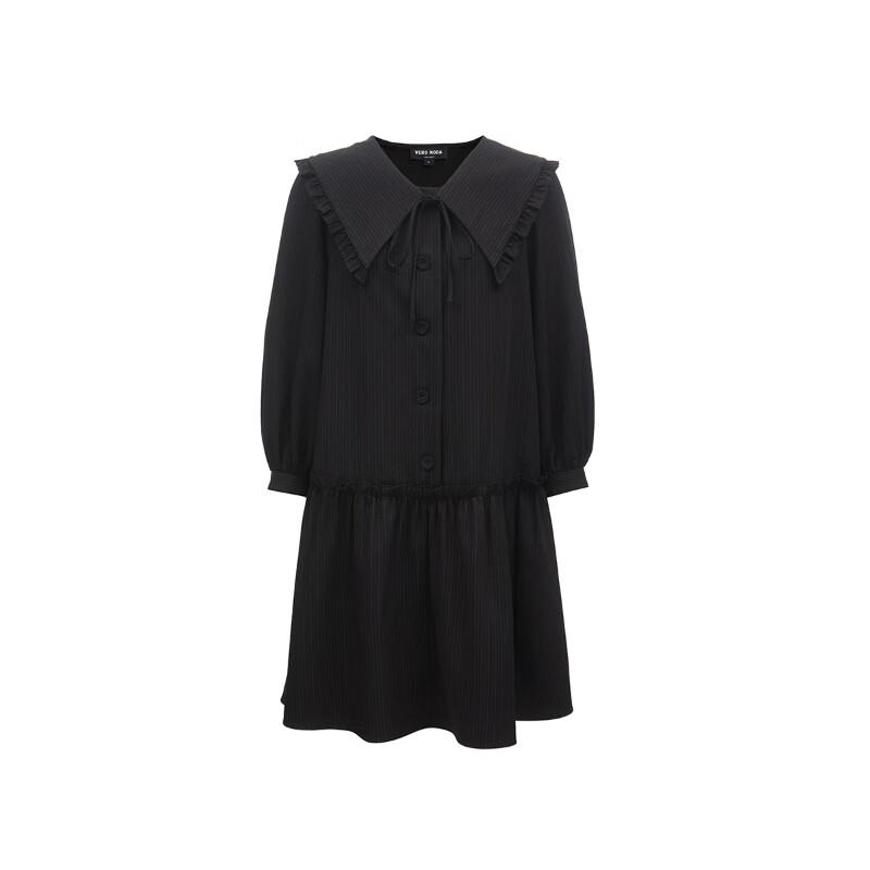 Veromoda 2024 Early Spring Naval Collar Short Dress