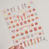 Chinese Character Chinese New Year Nail Stickers Zodiac Animals Chinese Nail Decorations  Lady
