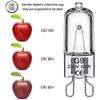 G9 Halogen Bulb 60W,230V,10 Pack