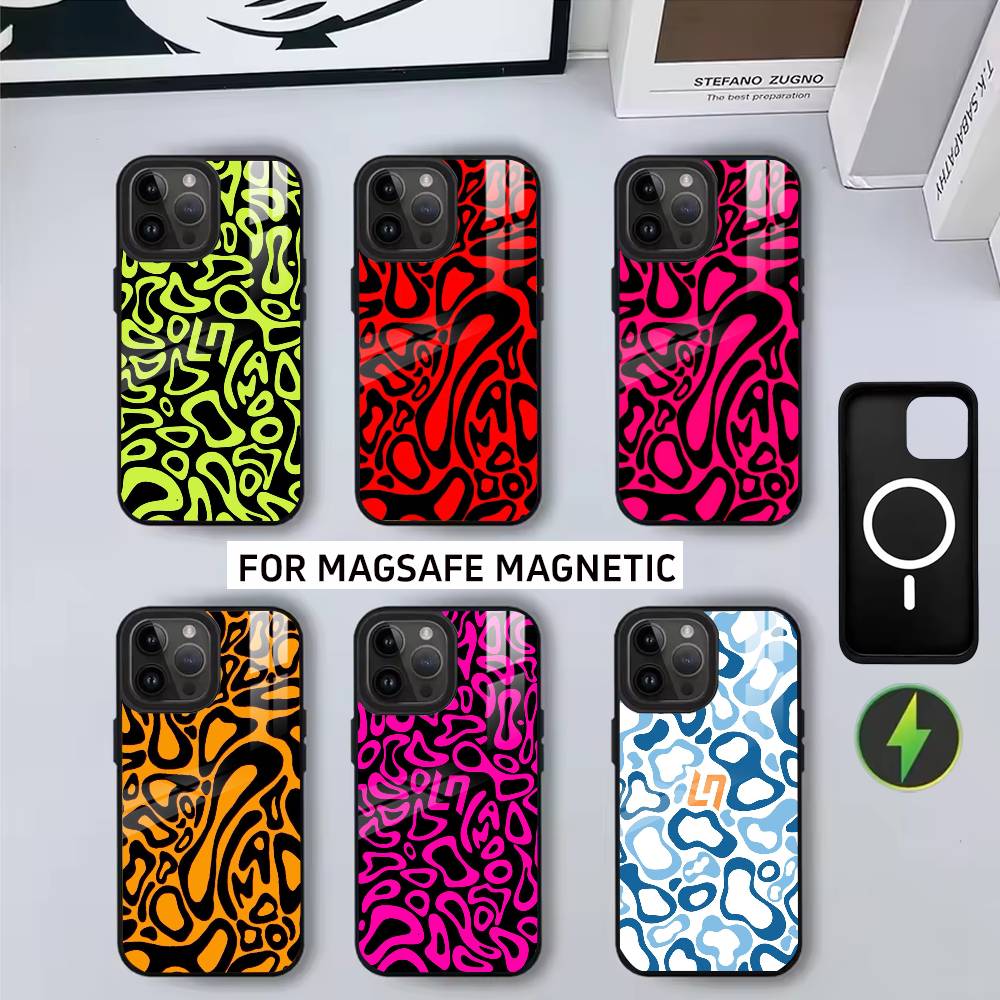 L-Lando H-Helmet Pattern Norris Phone Case For iPhone17,16,15,14,13,12,11 Plus,Pro Magnetic with Magsafe Wireless Charging