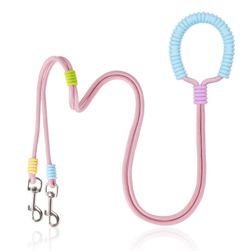 Macaron Series Double Rope Dog Leash