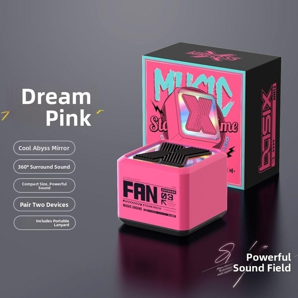 

Mini Size Mini Bluetooth Speaker Portable Design Surround Sound Speaker Travel розовый