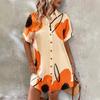 Women's Spring/summer Print Fashion Casual Shirt Dress
