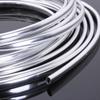 2M Silver Shaped Decorative Strip Car Interior Styling Mouldings Auto Trim Accessories Bright Color Beautiful Lines
