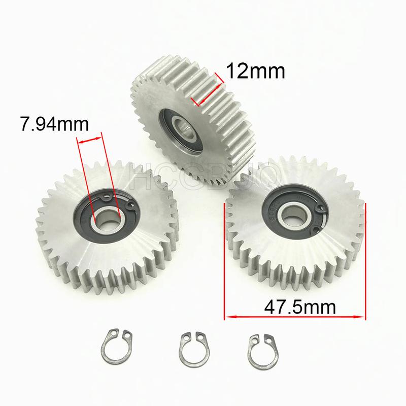 36T 47.5x12mm Electric Vehicle Steel Gear For Bafang Motor E-bike 36 Teeth Metal Planetary Gears Electric Bicycle Parts