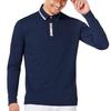 TaylorMade TM Basic Long Sleeve Polo Shirt, Navy, Size Small, Men's, 2024FW UN340