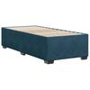Bed Frame Blue 100x200 Cm Velvet
