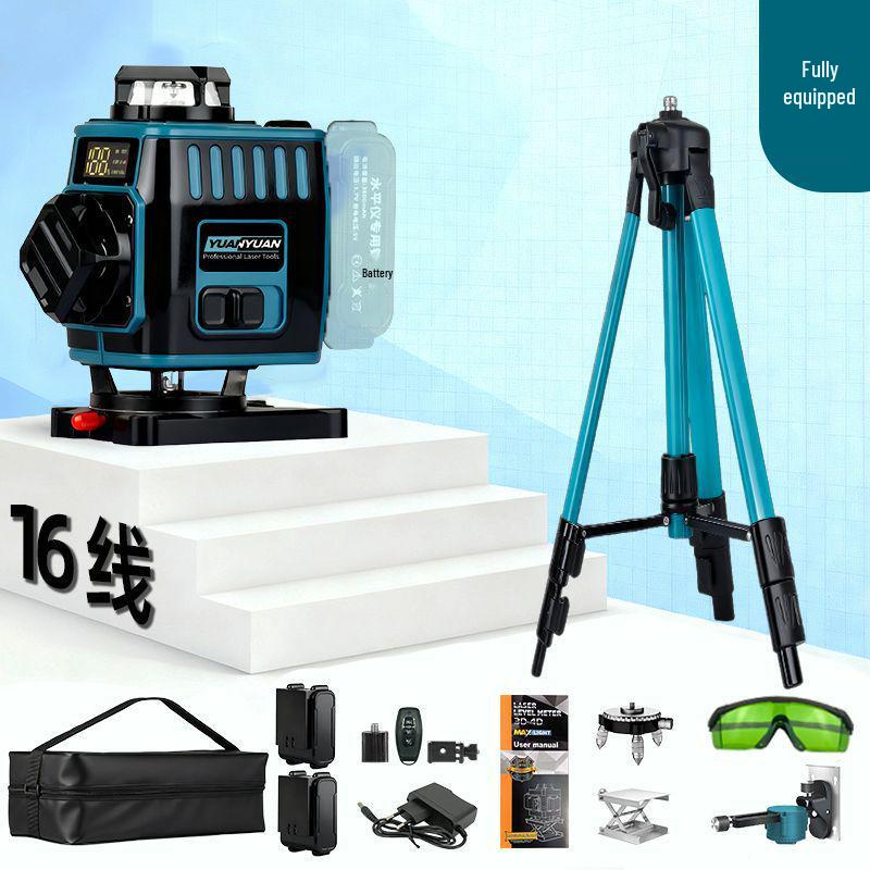 Cross New 16-Line Multifunctional Rotating Laser Level with Infrared Technology