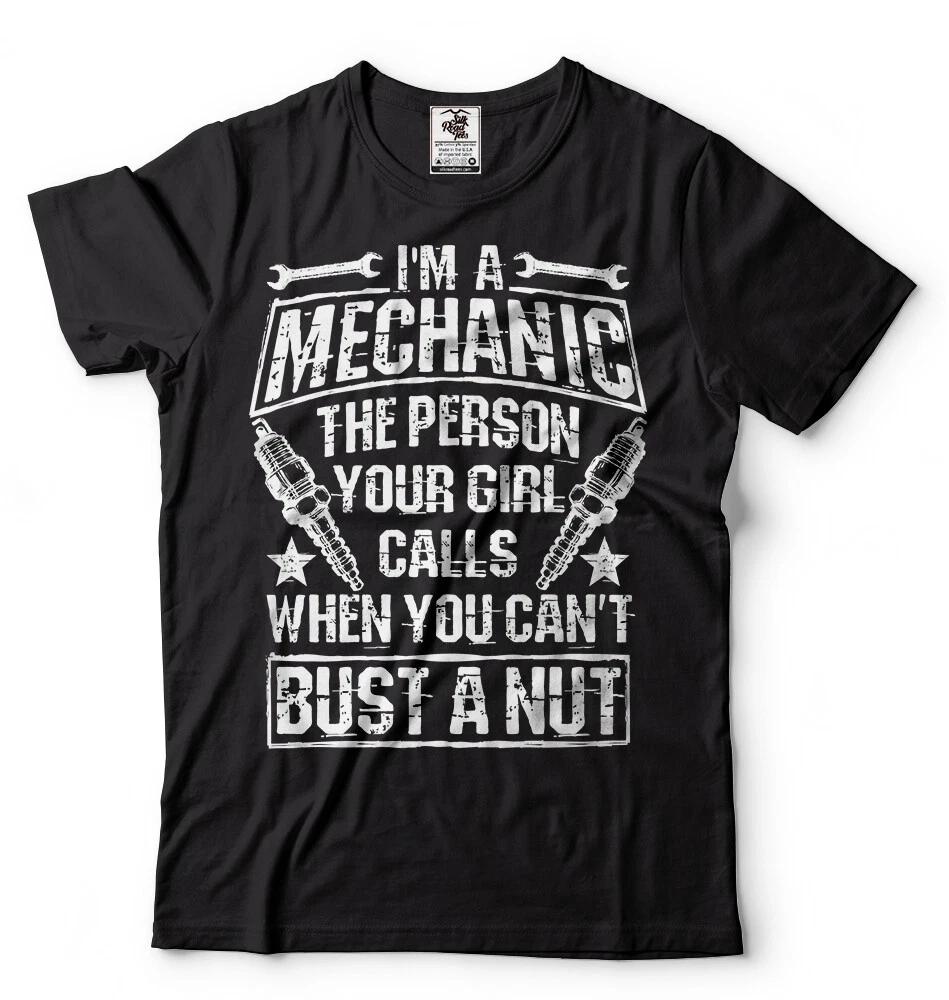 Mechanic T-Shirt Mens Funny T-Shirt Gift for Mechanic Car Lover Shirt