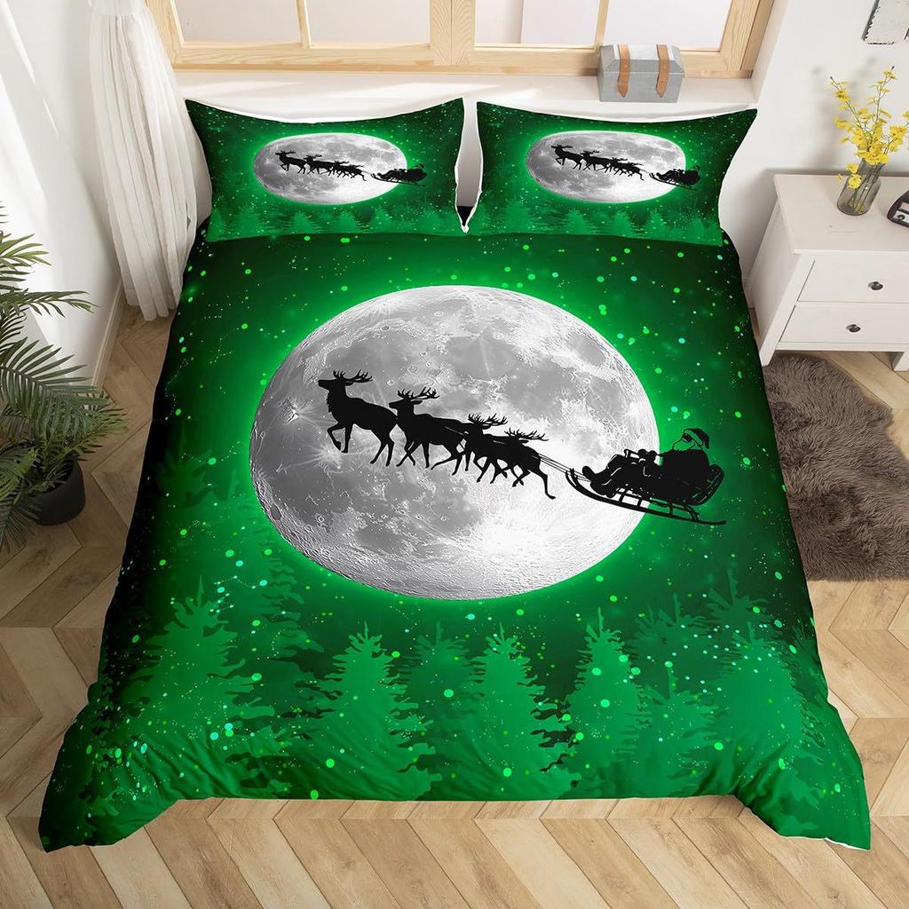 Fresh Little Deer Down Comforter Set Bedding Set 3-piece Duvet Cover Set