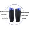 1 Pair Football Shin Guard with Pocket Breathable Nylon MTB Kickboxing Calf Sleeve