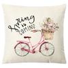 Pillow Nordic Linen Pillow Cover Spring Living Room Sofa Cushion Lumbar Cushion