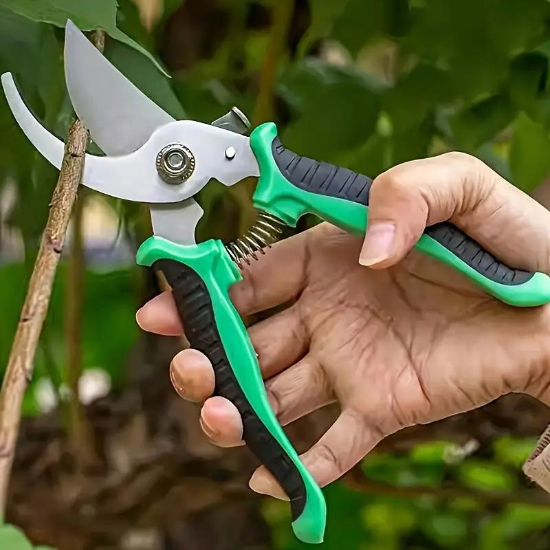 

Секатор садовые ножницы профессиональные острые обводные секаторы триммеры для деревьев секаторы ручные машинки для стрижки садовых ножниц с клювом 20cm-24.9cm зелёный