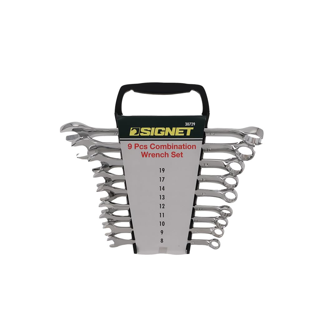 Набор из 9 комбинированных гаечных ключей SIGNET, мм 30729