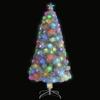 VidaXL Pre-lit Artificial Christmas Tree, Christmas Tree with LEDs, Holiday Decoration, Indoor Party Ornament 328449