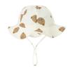 Cute Baby Cotton Bucket Hat - Printed Solid Color Sun Hat for 3-12M