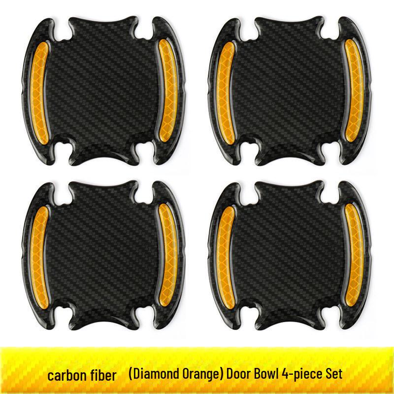 Backspegel Nattsäkerhet Reflekterande Repskyddande Personlig Bildekal