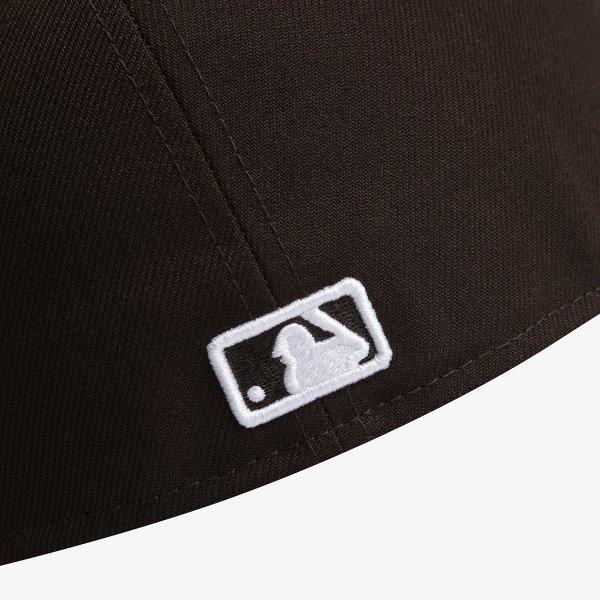 New Era New York Yankees Outline Fitted Cap Burnt Wood 15131690