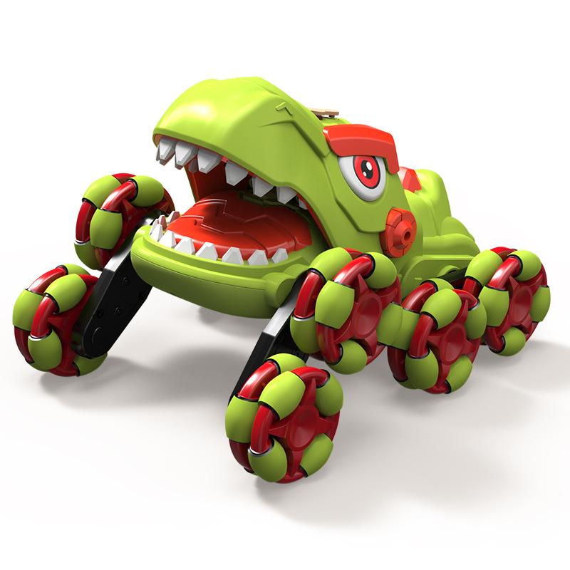 Eight Wheel Dinosaur Remote Control Stunt Car Spray Climbing Children Boy Electric Toy Remote Control Car