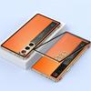 For ZTE nubia Redmagic 10 Air 5G Case Metal Frame Matte PC Back Phone Cover with Snap Button
