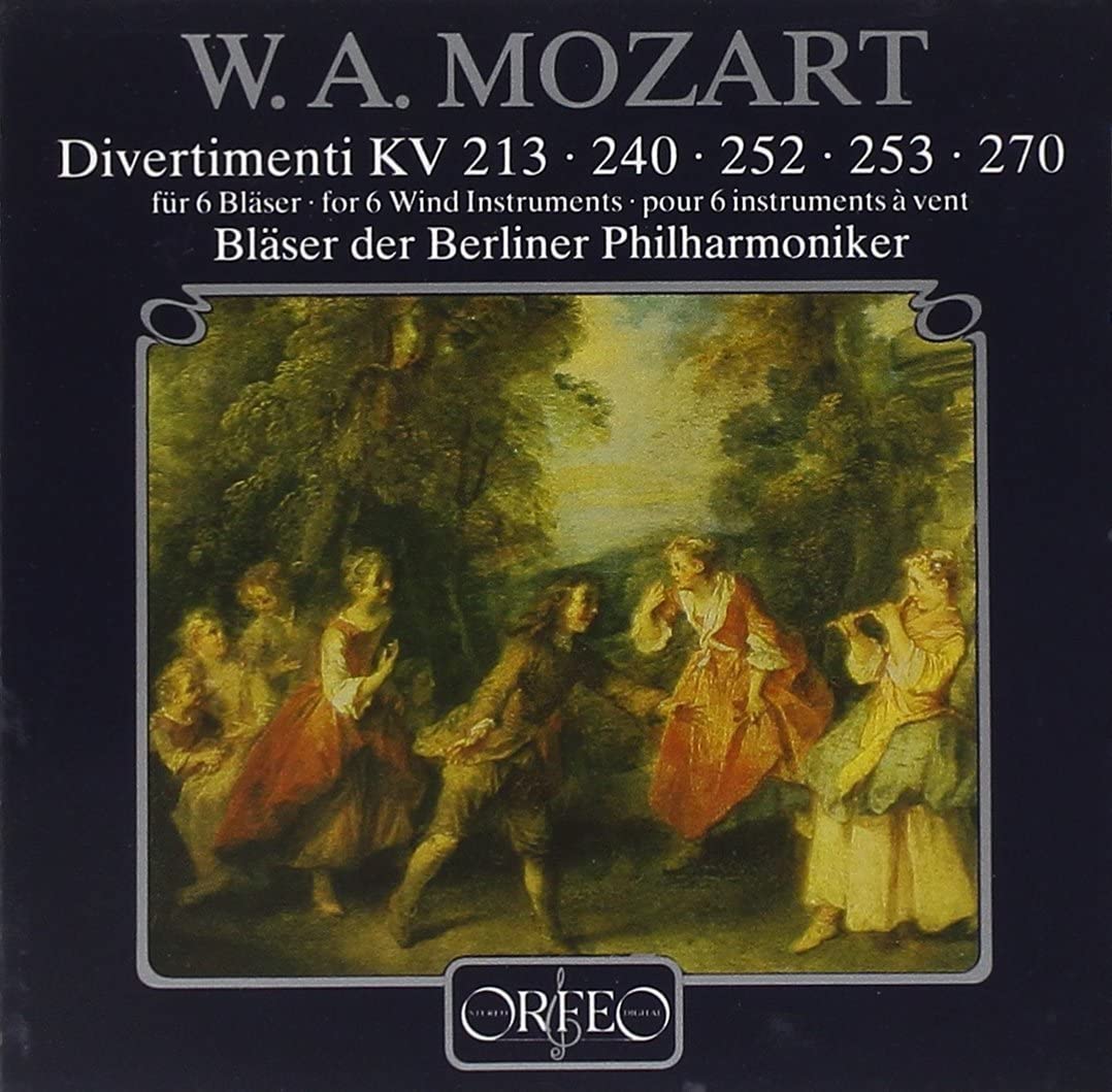 

CD МОЦАРТ - Дивертисмент для 6 духовых инструментов 32CD10109 Япония ОбиКлассика Б/У