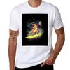 Space Dinosaur Astrosaurus Star Surfer Gift Tshirt Fashion Graphic Tee For Unisex