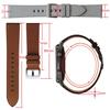 22mm Leather Strap For Samsung Galaxy Watch 46mm SM-R800 Watch 3 45mm SM-R840 Gear S3 SM-R760 SM-R770 Band Bracelet Watchband