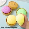 Giant Squishy Dumplings Stress Relief Fidget Toy Colorful Simulation Food Steamed Stuffed Bun Dough Toys Slow-Rise Squeeze Toy