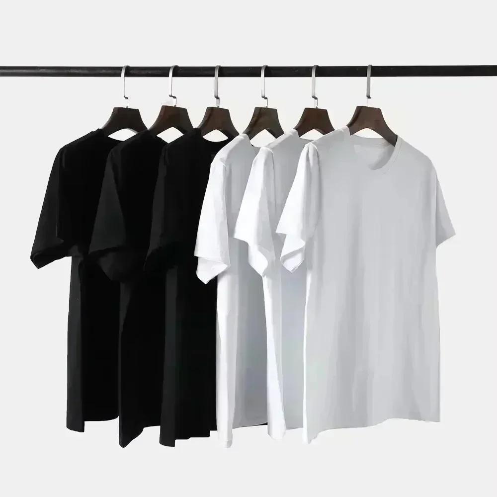 T-shirts Letter Graphic Printing Korean Style Tee-shirt Short Sleeve Grunge Clothes Cotton High Quality