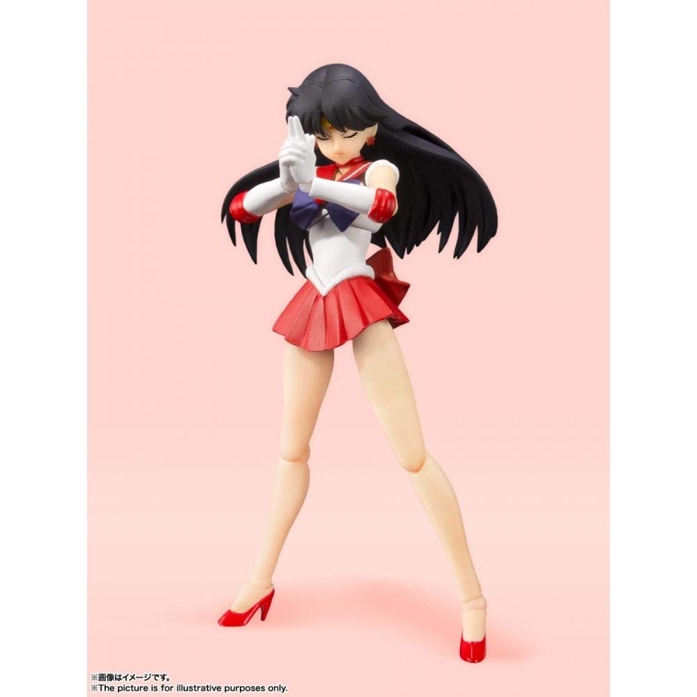 SHFiguarts Sailor Moon Sailor Mars - Barevná edice animace- (Verze pro další prodej) Cca. Pohyblivá figurka 140mm PVC&ABS lakovaná